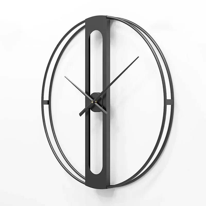 Nordic Wall Clocks Round Creative Personality Silent Elegant Wall Watch Large Simple Home Living Room Aesthetic Decorations